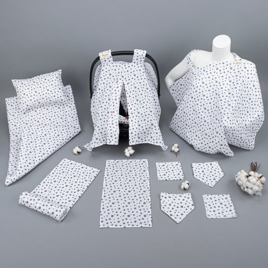 10 Pieces - Newborn Sets - Summery Collection - Tiny Polka Dots