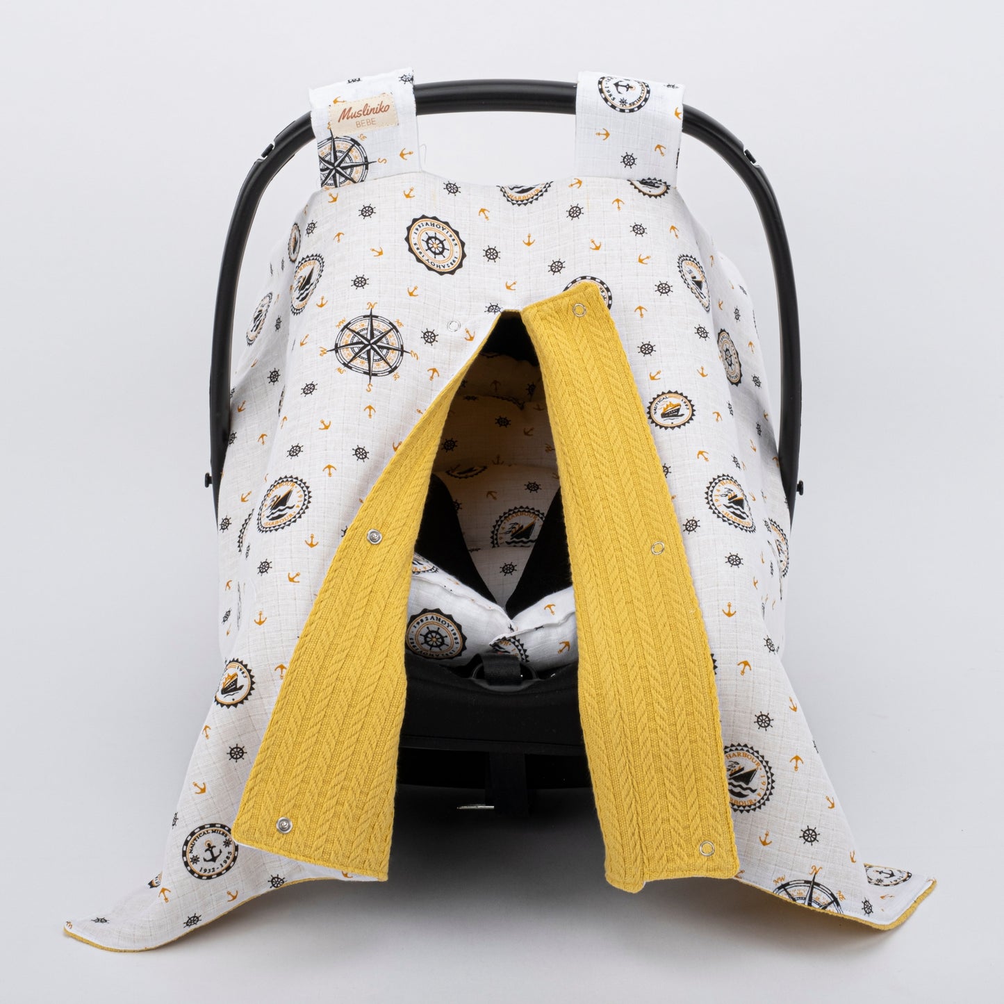 9 Piece - Newborn Sets - Winter - Mustard Knitting - Yellow Ship