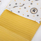 Pique Blanket - Double Side - Mustard Knit - Yellow Ship