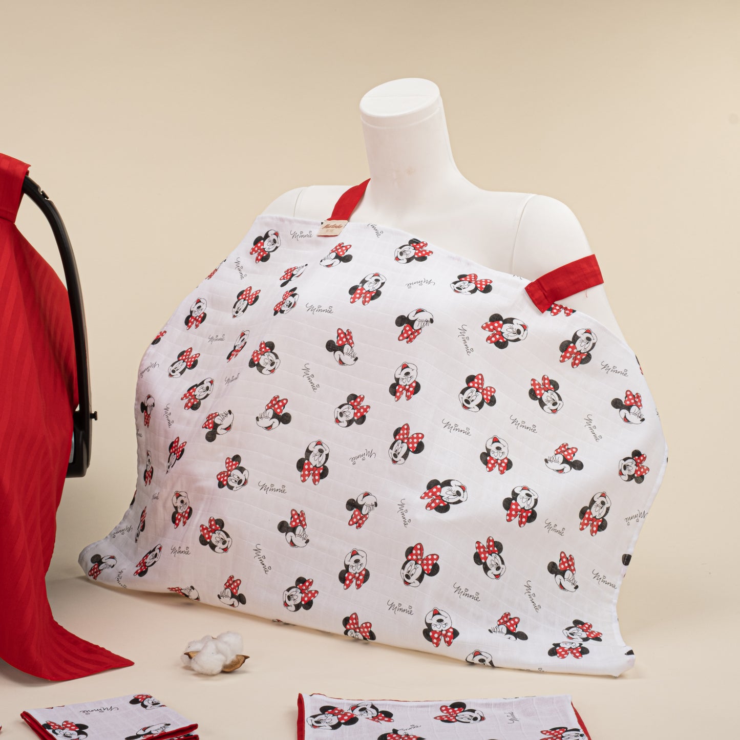 10 Piece - Newborn Sets - Seasonal - Red Satin - Minnie