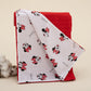Pique Blanket - Double Side - Red Satin - Minnie