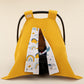 Stroller Cover Set - Double Side - Mustard Honeycomb - Mustard Dino