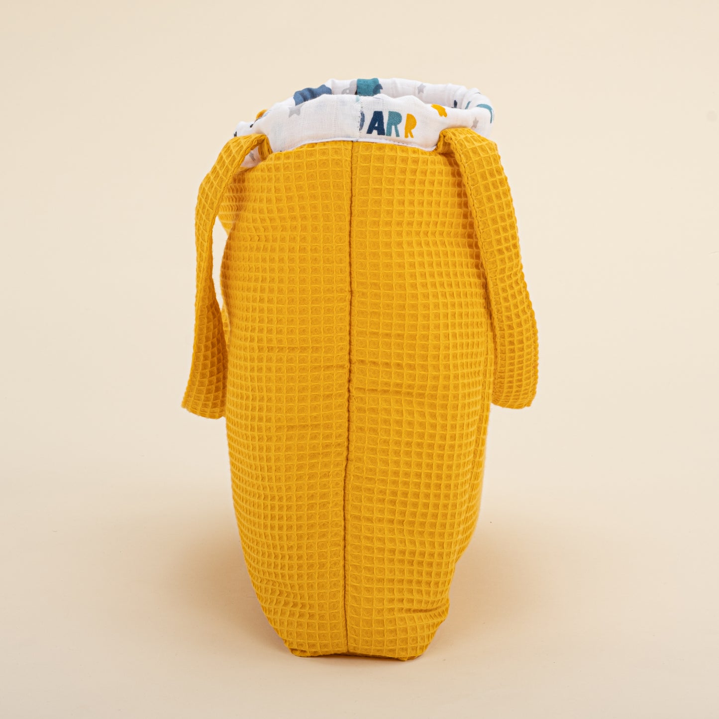 Baby Care Bag - Mustard Honeycomb - Mustard Dino