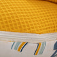 Breastfeeding Pillow - Mustard Honeycomb - Mustard Dino