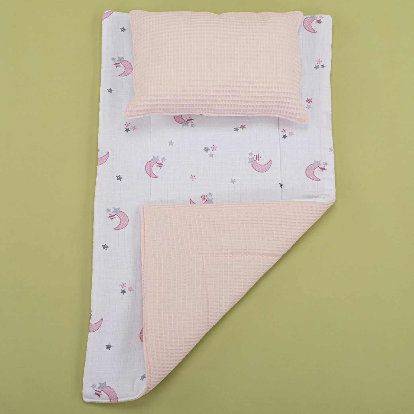 Double Side Changing Pad - Pink Honeycomb - Pink Moon