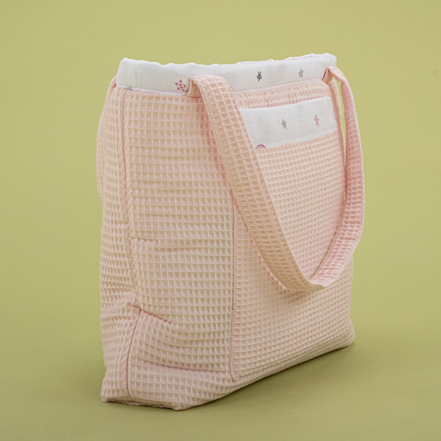 Baby Care Bag - Pink Honeycomb - Pink Moon
