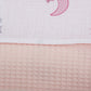 Pique Blanket - Double Side - Pink Honeycomb - Pink Moon