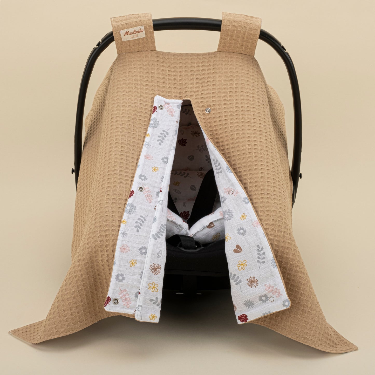 Stroller Cover Set - Double Side - Honeycomb - Spring Patterns