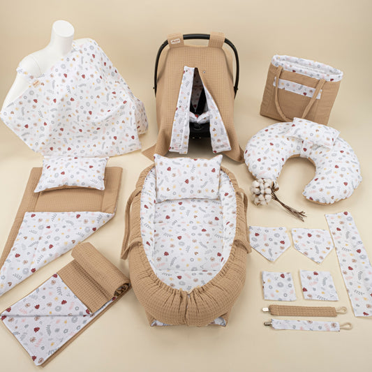 15 Pieces - Newborn Baby Sets - Honeycomb - Spring Patterns