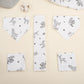 9 Piece - Newborn Sets - Winter - Gray Honeycomb - Tiger