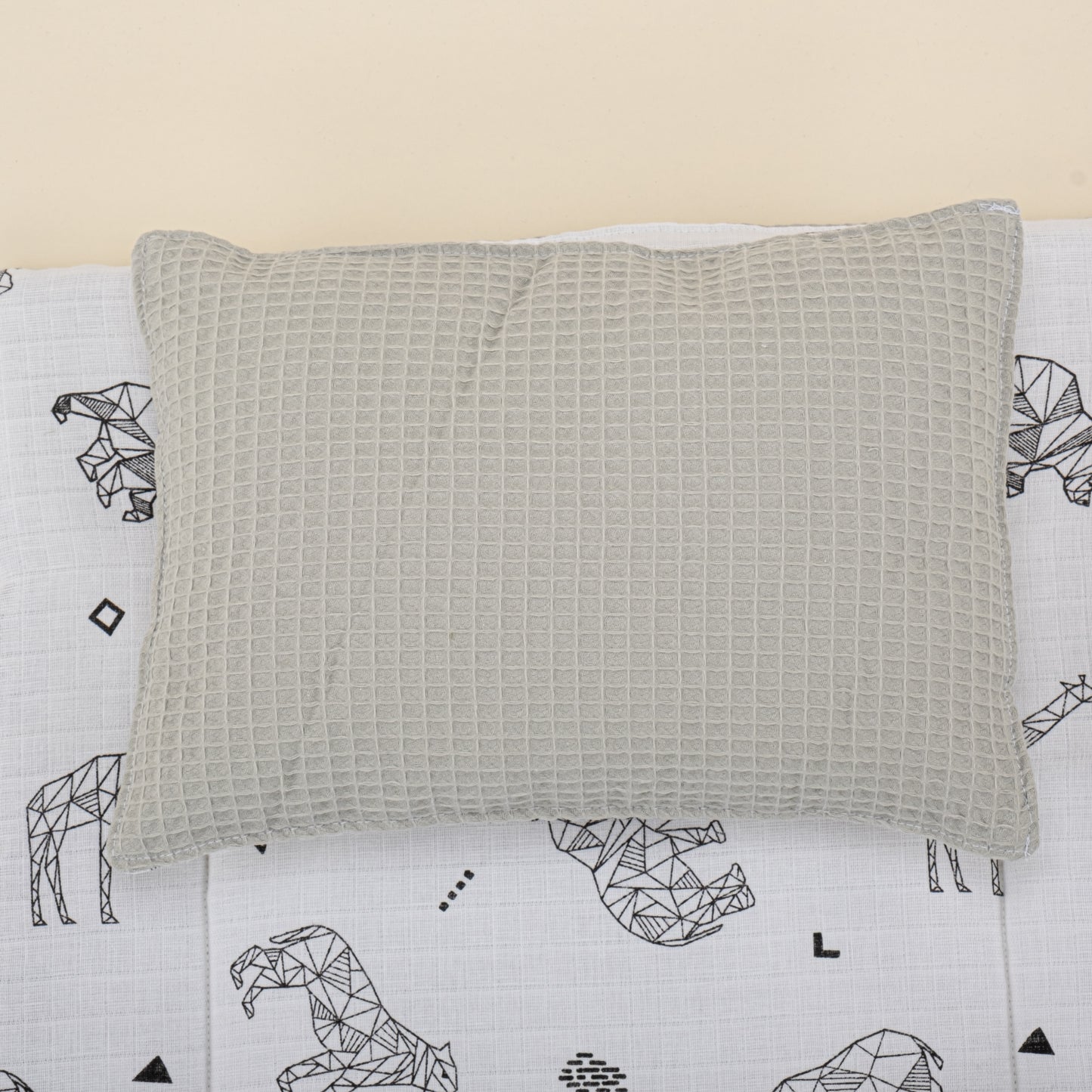 Double Side Changing Pad - Gray Honeycomb - Tiger