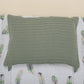 Double Side Changing Pad - Green Braid - Green Feather