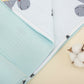 9 Piece - Newborn Sets - Winter - Turquoise Waffle - Dino