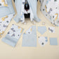 10 Piece - Newborn Sets - Seasonal - Light Blue Muslin - Dino