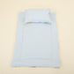 Double Side Changing Pad - Light Blue Muslin - Dino
