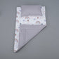 Double Side Changing Pad - Gray Muslin - Pastel Rainbow