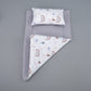 Double Side Changing Pad - Gray Muslin - Pastel Rainbow