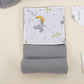 9 Piece - Newborn Sets - Winter - Dark Gray Knit - Gray Rabbit