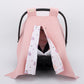 Stroller Cover Set - Double Side - Bebe Pink Honeycomb - Pink Stick Babies