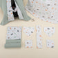 9 Piece - Newborn Sets - Winter - Mint Honeycomb - Bird