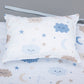 Sleeping Bag - Bebe Blue Muslin - Blue Cloud