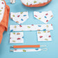 15 Piece Full Set - Newborn Sets - Orange Honeycomb - Colorful Cars