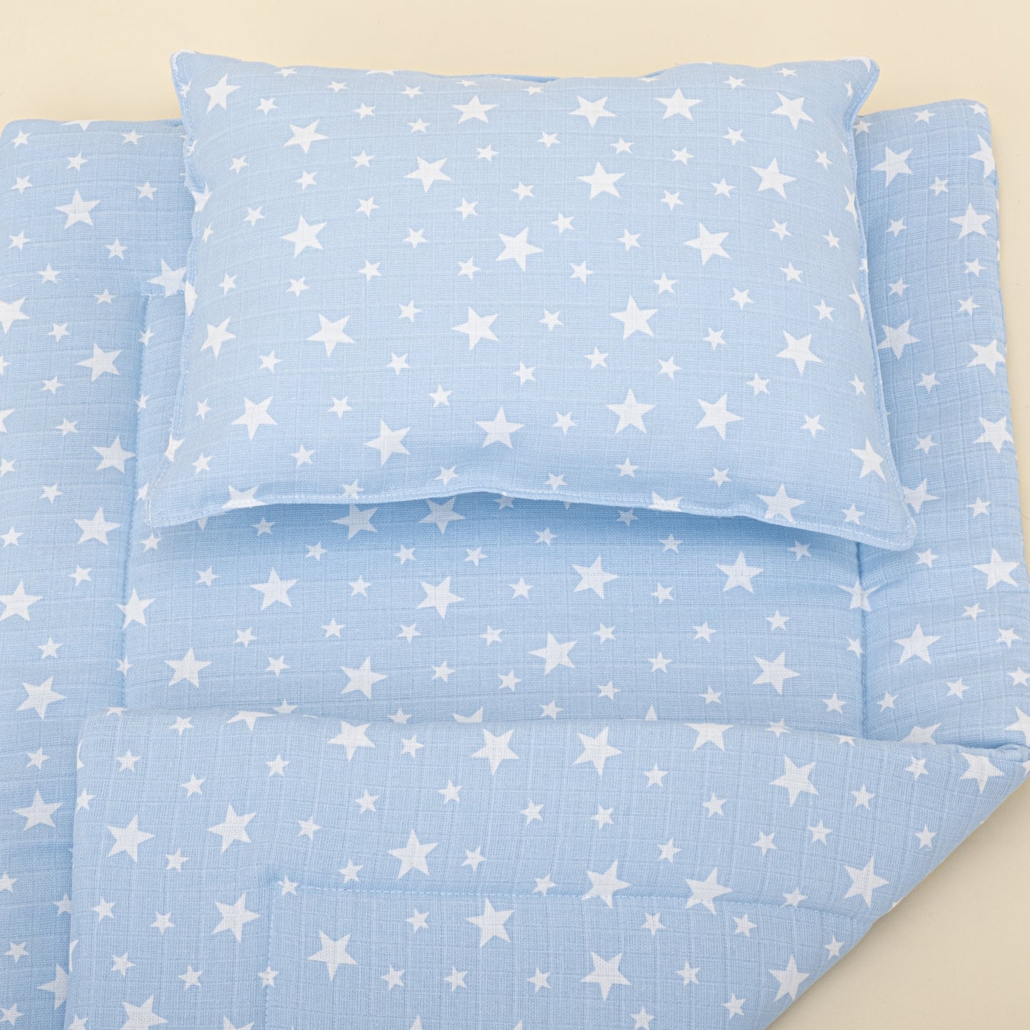 Double Side Changing Pad - Blue Tiny Stars