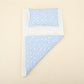 Double Side Changing Pad - Cream Muslin - Blue Tiny Stars