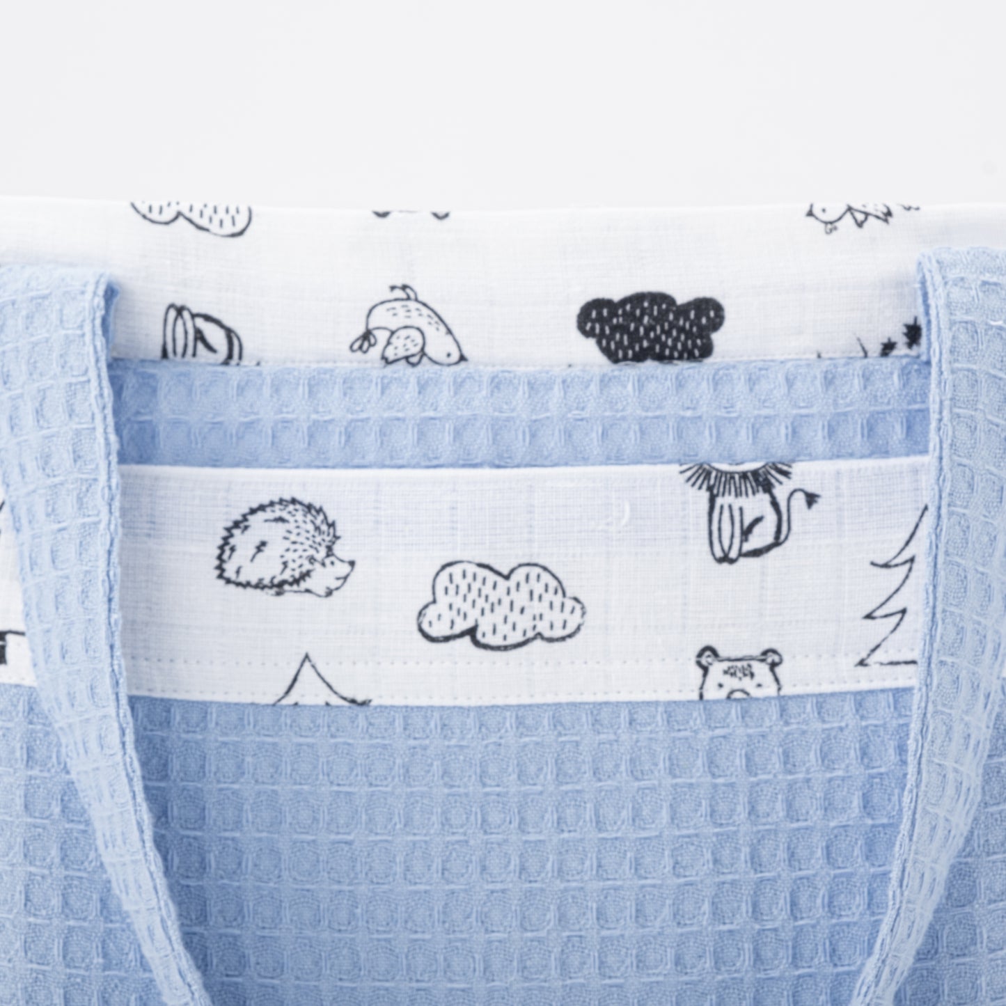 Baby Care Bag - Blue Honeycomb - Minimal Forest