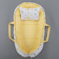 Babynest - Yellow Muslin - Colored Triangles