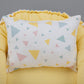 Babynest - Yellow Muslin - Colored Triangles