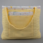 Baby Care Bag - Yellow Muslin - Colored Triangles