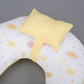Breastfeeding Pillow - Yellow Muslin - Yellow Cloud