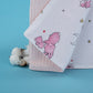 Pique Blanket - Double Side - Pink Honeycomb - Pink Rabbit