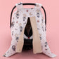 Stroller Cover Set - Double Side - Milk Brown Knitting - Penguin