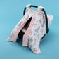 Stroller Cover Set - Double Side - Dried Rose Waffle - Cinderella