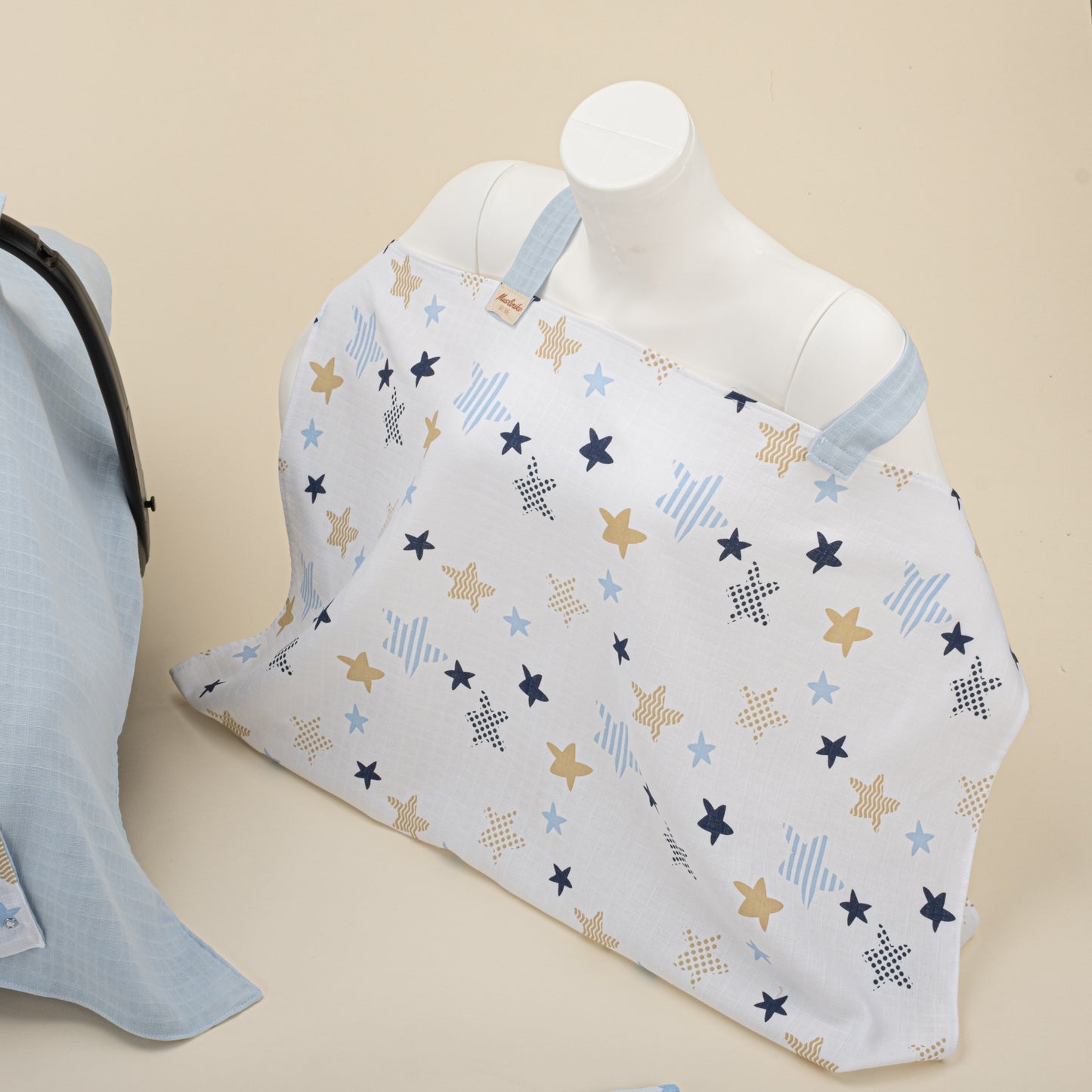 10 Piece - Newborn Sets - Seasonal - Baby Blue Muslin - Blue Star