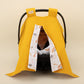 Stroller Cover Set - Double Side - Mustard Honeycomb - Orange Comet