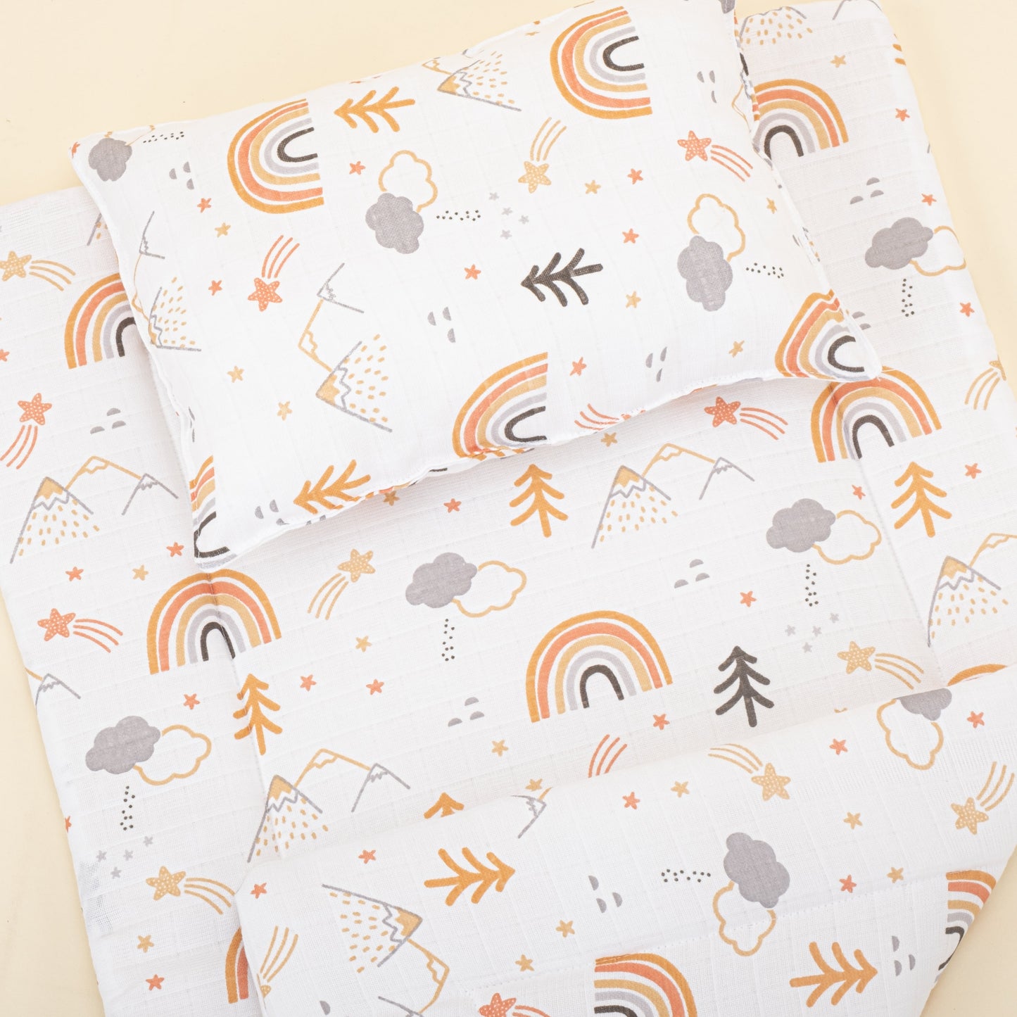 Double Side Changing Pad - Orange Comet