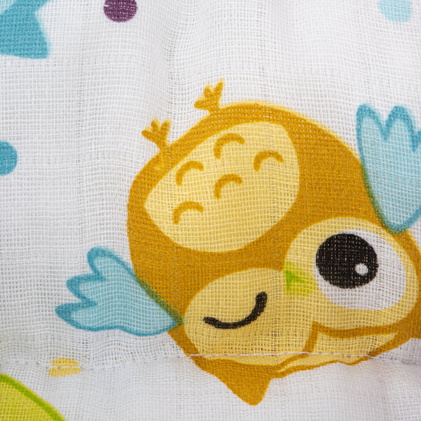 Stroller Cover Set - Double Side - Powder Waffle - Owl