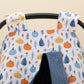 9 Pieces - Newborn Sets - Winter - Indigo Honeycomb - Orange Pumpkin