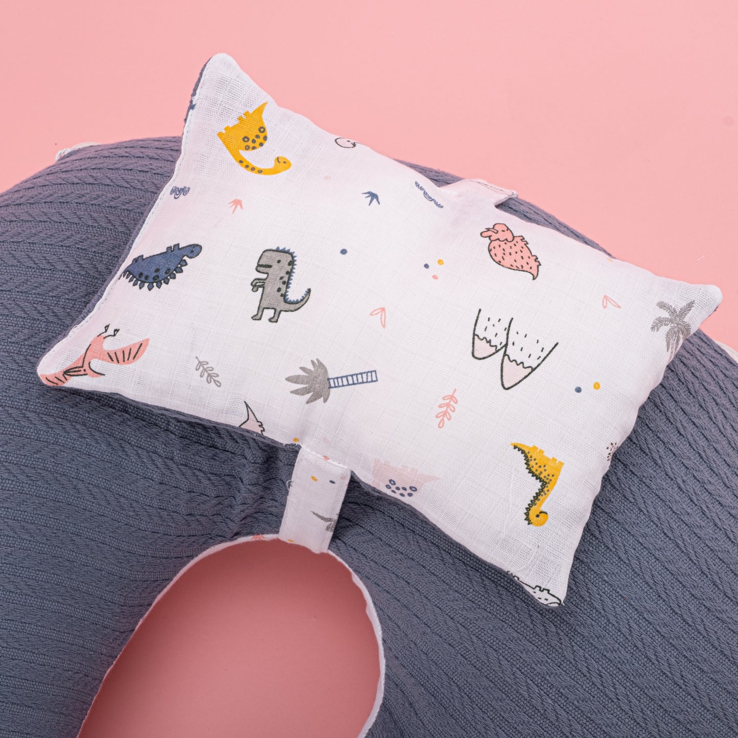 Breastfeeding Pillow - Indigo Knitting - Dinosaur