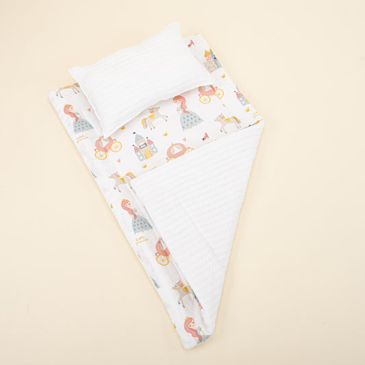 Double Side Changing Pad - White Braid - Cinderella
