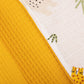 Pique Blanket - Double Side - Mustard Honeycomb - Lion
