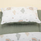 Double Side Changing Pad - Green Knit - Green Rainbow
