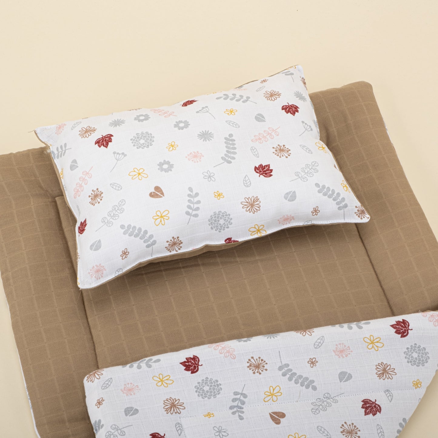 Double Side Changing Pad - Earth Muslin - Spring Patterns