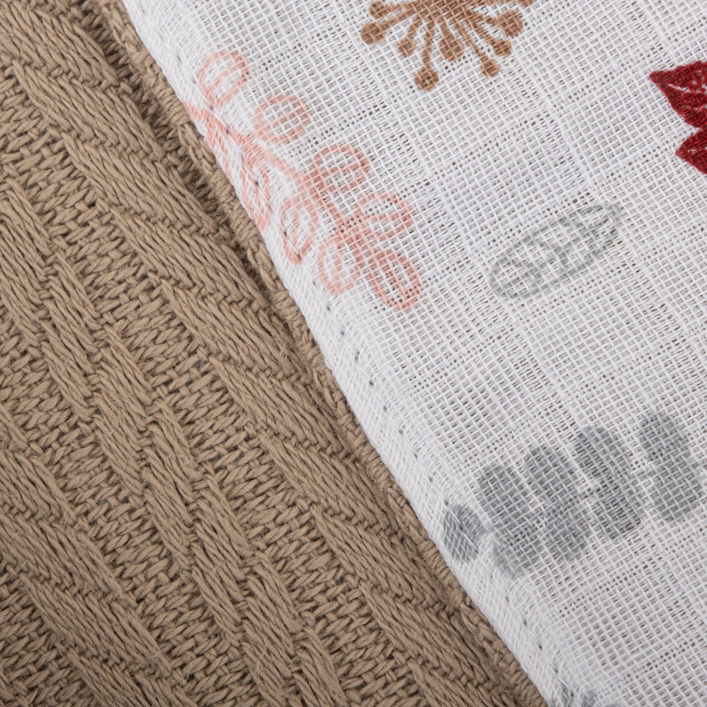 Pique Blanket - Double Side - Earthen Knitting - Spring Patterns