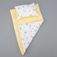Double Side Changing Pad - Yellow Muslin - Snail