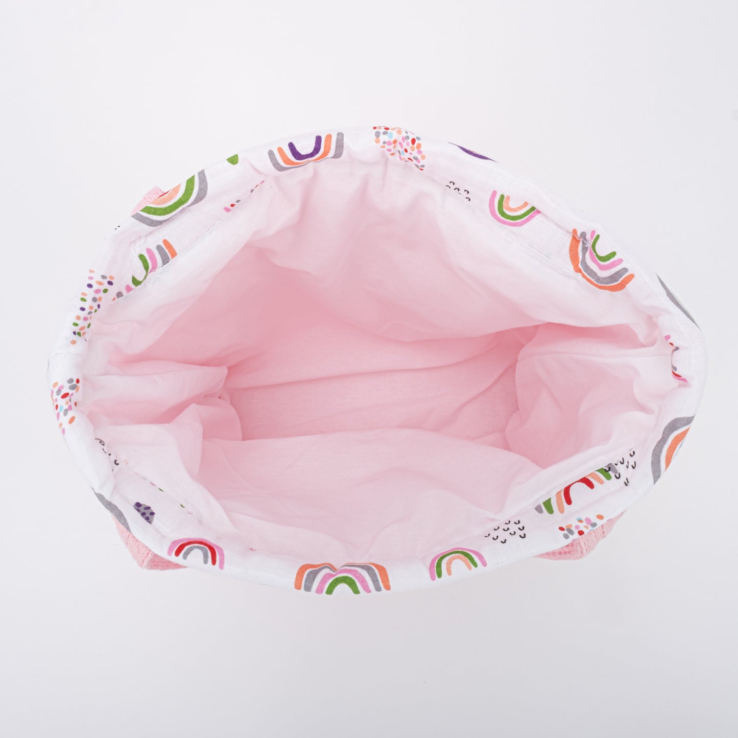 Baby Care Bag - Pink Knitting - Pink Tiny Rainbow