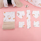 9 Piece - Newborn Sets - Winter - Milk Coffee Knit - Orange Rainbow